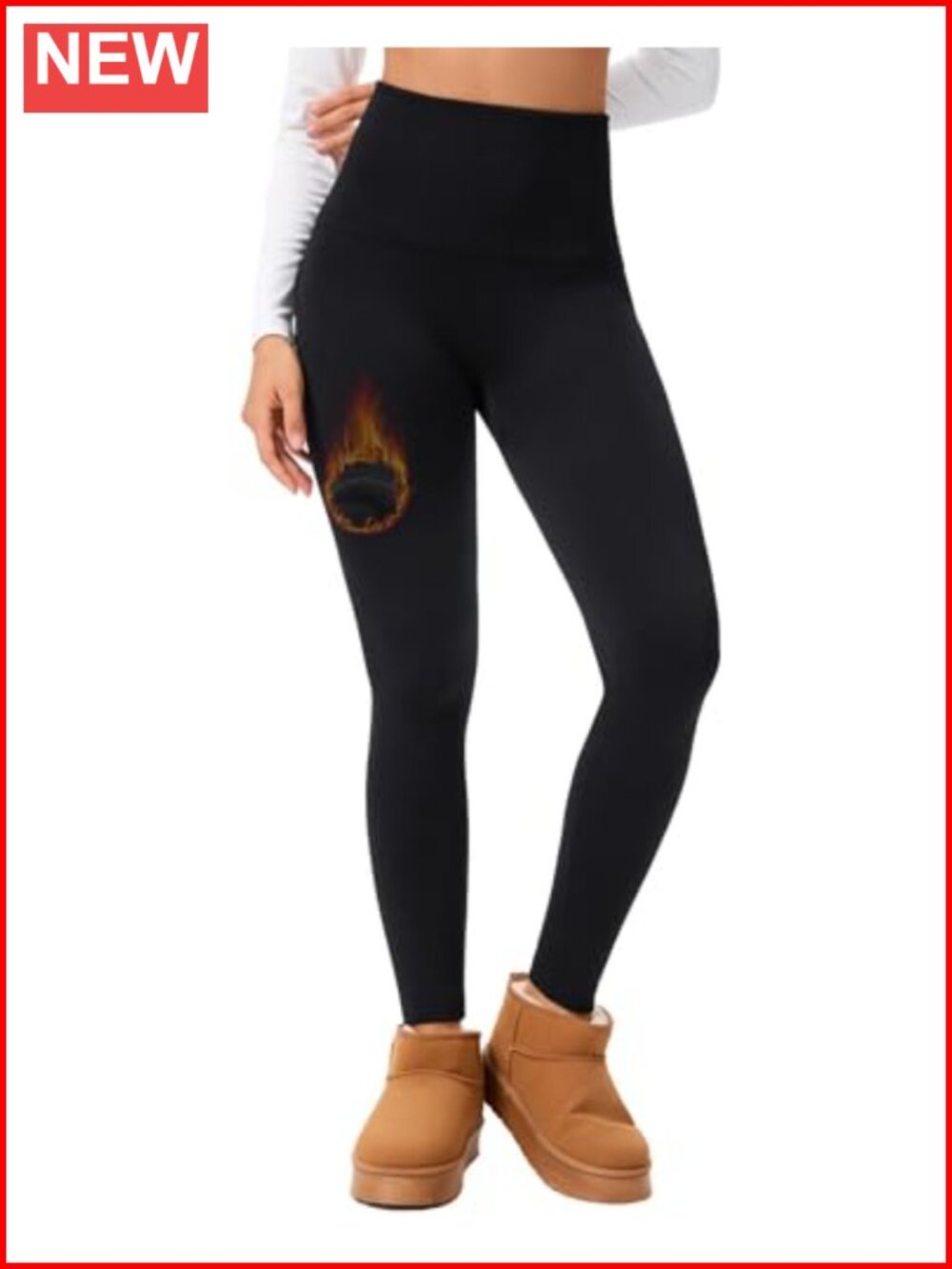 Seamless Fleece Lined Leggings Women High Waist Thermal Winter Yoga Pants